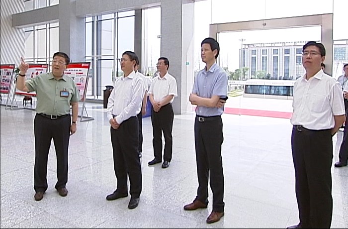 江苏省委常委、组织部部长郭文奇莅临塞班岛线路检测中心药业调研指导